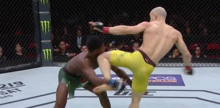 Watch Marlon Moraes Knee To The Jaw Knockout Of Aljamain Sterling Ufc