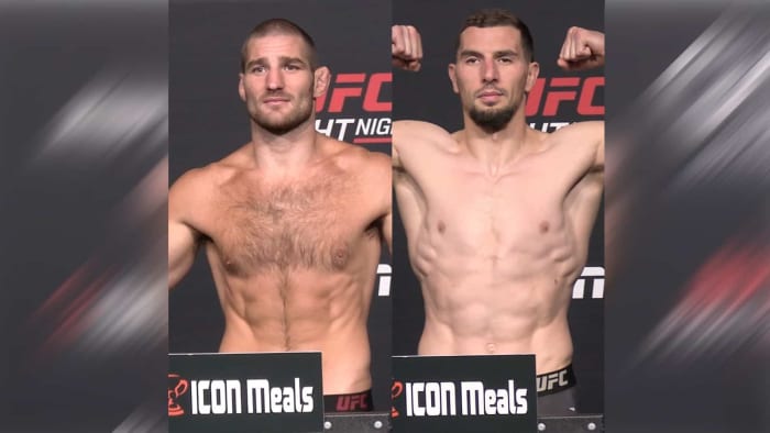 Ufc Vegas Weigh In Video Sean Strickland Vs Abus Magomedov