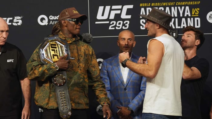 Ufc Adesanya Vs Strickland Press Conference Photo Gallery