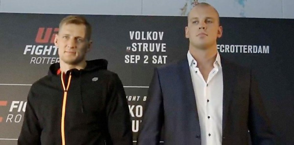 Ufc Rotterdam Volkov Vs Struve Media Day Face Offs Video