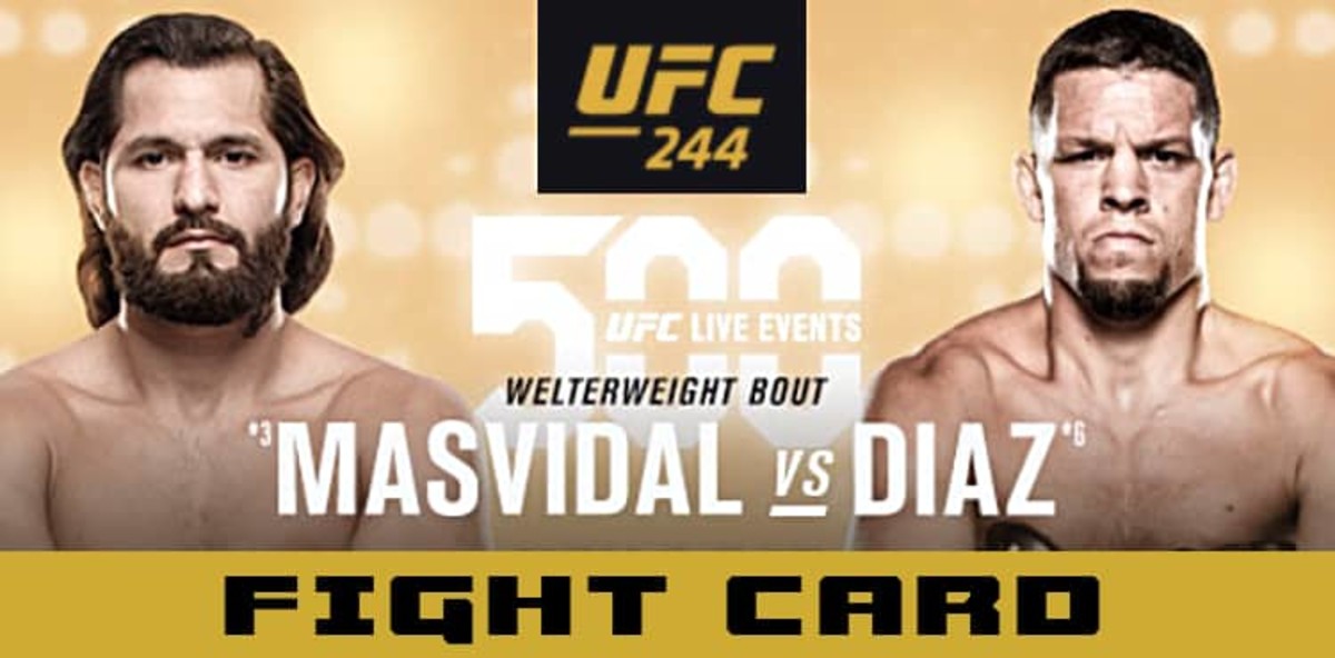 UFC 244 Masvidal Vs Diaz Fight Card MMAWeekly UFC And MMA News