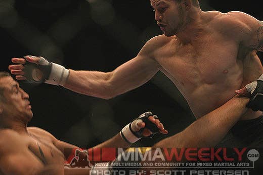 Nate Marquardt and Ivan Salaverry at The Ultimate Fighter