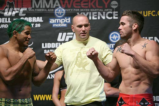 Hermes Franca and Jamie Varner at UFC 62