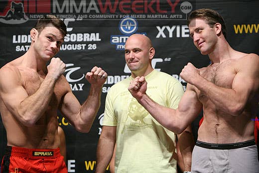 Forrest Griffin and Stephan Bonnar at UFC 62