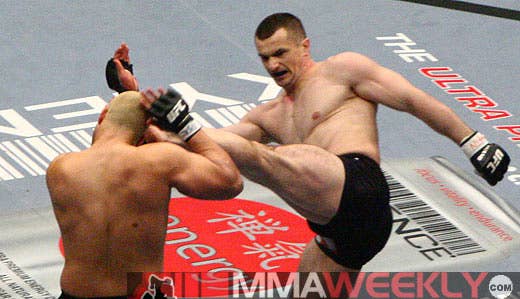 Mirko Cro Cop and Eddie Sanchez at UFC 67