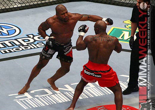 Quinton Jackson and Marvin Eastman at UFC 67