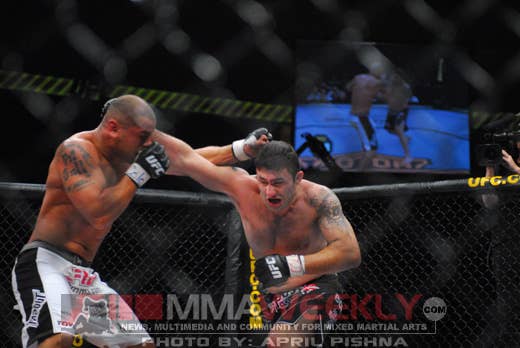 Thiago Alves and Karo Parisyan at UFC Fight Night 13