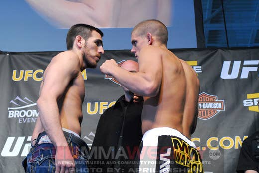Kenny Florian and Joe Lauzon at UFN 13