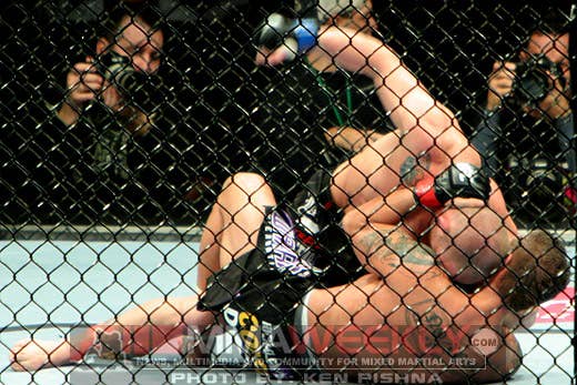 Gray Maynard and Rich Clementi at UFC 90