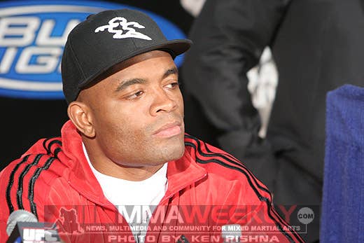Anderson Silva at UFC 90 Post Press Conference