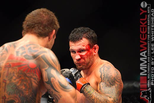 Jess Liaudin and David Bielkheden at UFC 89