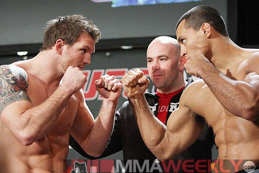 Ryan Bader and Vinicius Magalhaes at TUF 8 Finale 