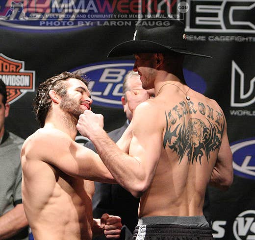 Jamie Varner and Donald Cerrone at WEC 38