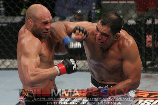 Rodrigo Nogueira and Randy Couture at UFC 102