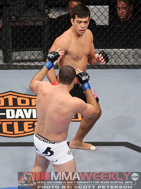 Lyoto Machida and Shogun Rua at UFC 104