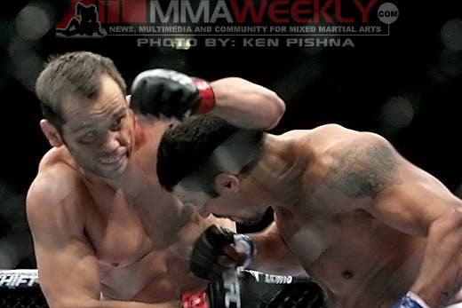 Rich Franklin and Vitor Belfort at UFC 103