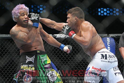 Tyson Griffin and Hermes Franca at UFC 103