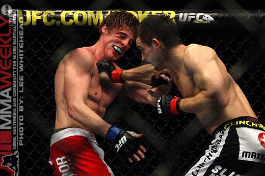 Matt Riddle and Nick Osipczak at UFC 105