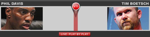 UFC 123 Live Results Phil Davis vs Tim Boetsch
