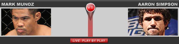 UFC 123 Live Results Mark Munoz vs Aaron Simpson