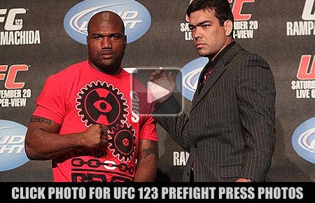 UFC-123-Prefight-Press-Photos UFC 123 Quinton Rampage Jackson and Lyoto Machida