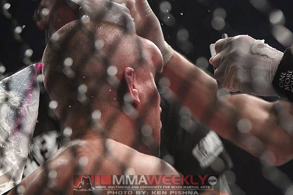Mark Hominick at UFC 129