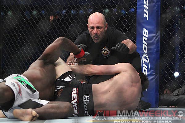 Pablo Garza and Yves Jabouin at UFC 129