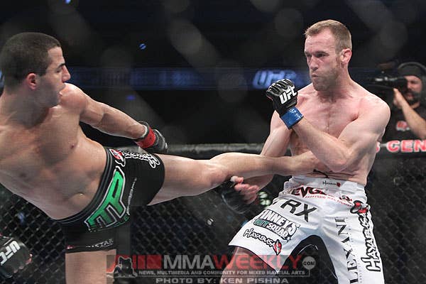 John Makdessi and Kyle Watson at UFC 129