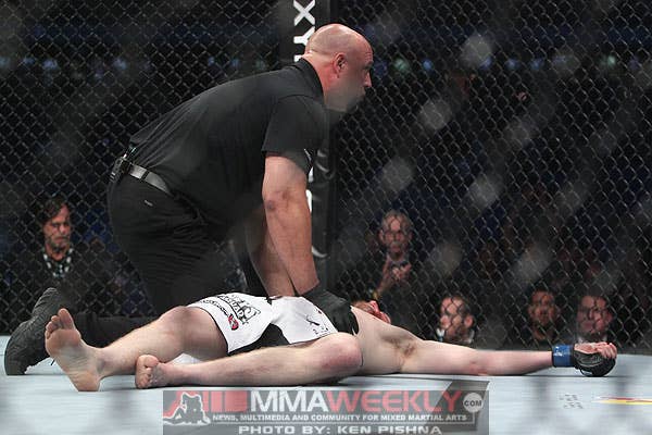 Kyle Watson KO'd at UFC 129