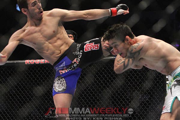 Kenny Florian and Diego Nunes at UFC 131
