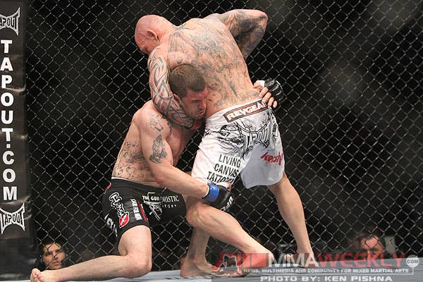 Krzysztof Soszynski and Mike Massenzio at UFC 131