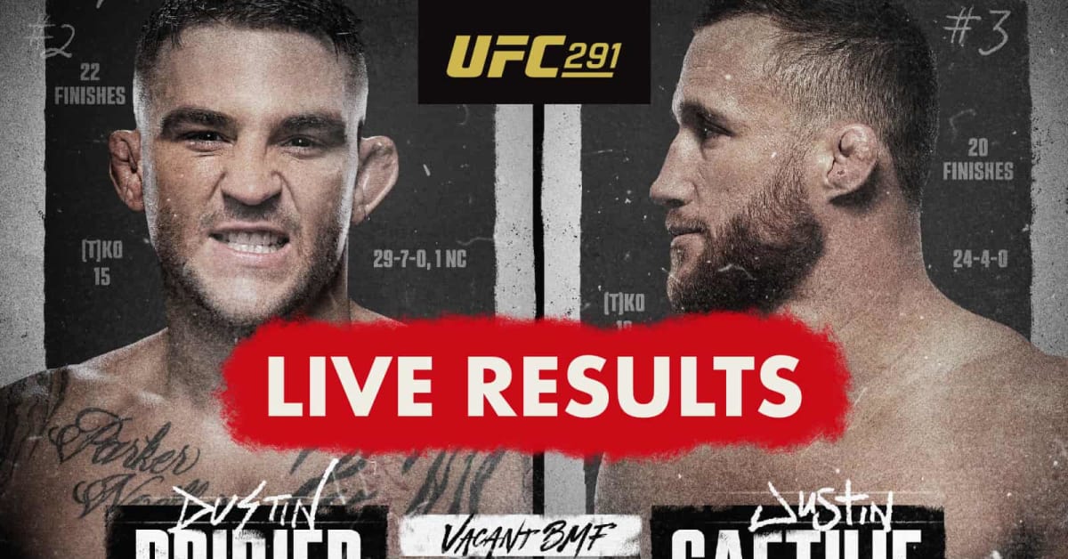 UFC 291 Results: Poirier Vs. Gaethje 2 - MMAWeekly.com | UFC And MMA ...