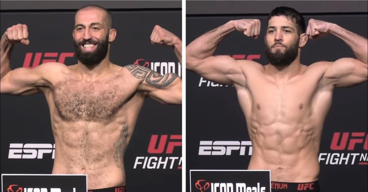 UFC Fight Night 235 Main Event Weigh-in Video: Roman Dolidze Vs ...