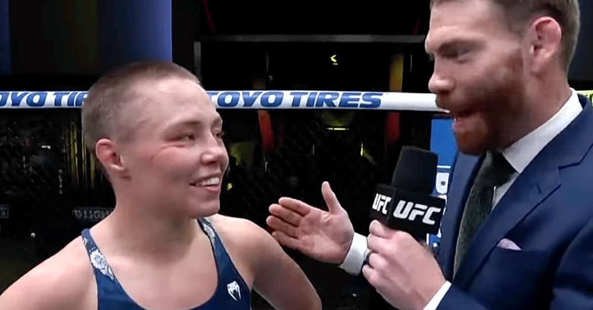 Rose Namajunas UFC Vegas 89 Octagon Interview: 'It's good to get your ...