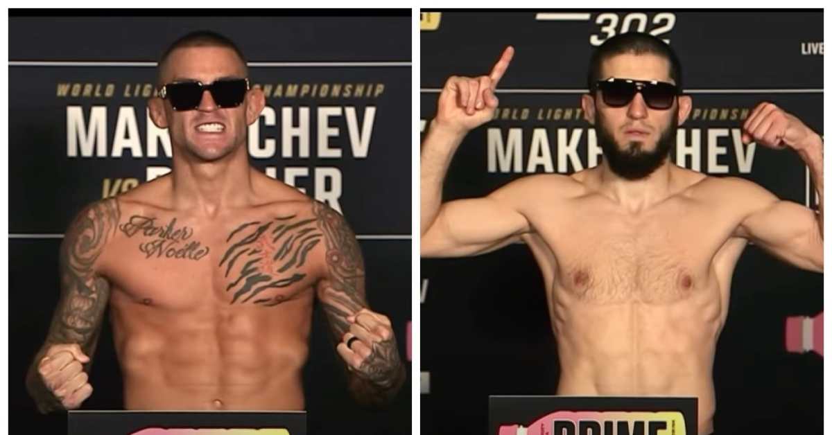 UFC 302 Main Event Weigh-In Video: Islam Makhachev vs. Dustin Poirier ...