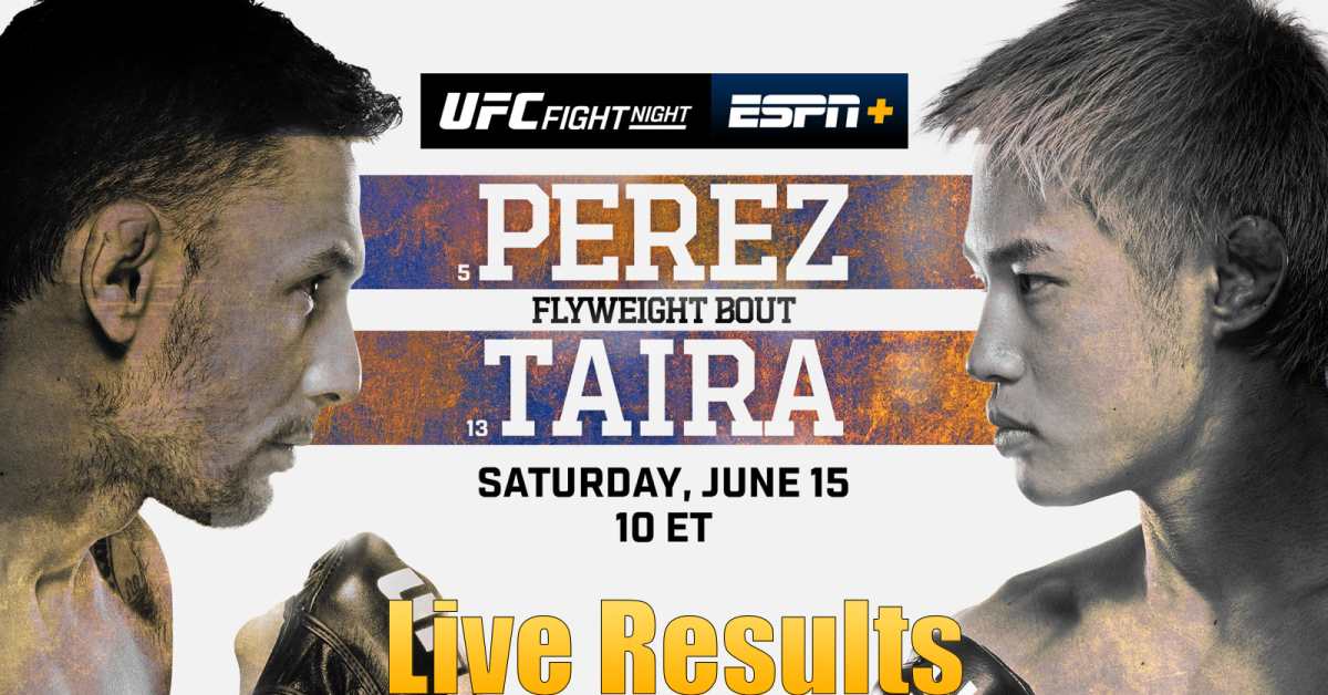 UFC Vegas 93 Results: Alex Perez vs. Tatsuro Taira - MMAWeekly.com ...