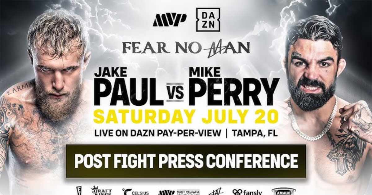 Jake Paul vs. Mike Perry Post-Fight Press Conference - MMAWeekly.com ...