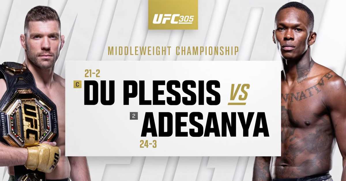 UFC 305 Highlights Video: Dricus Du Plessis Vs Israel Adesanya ...