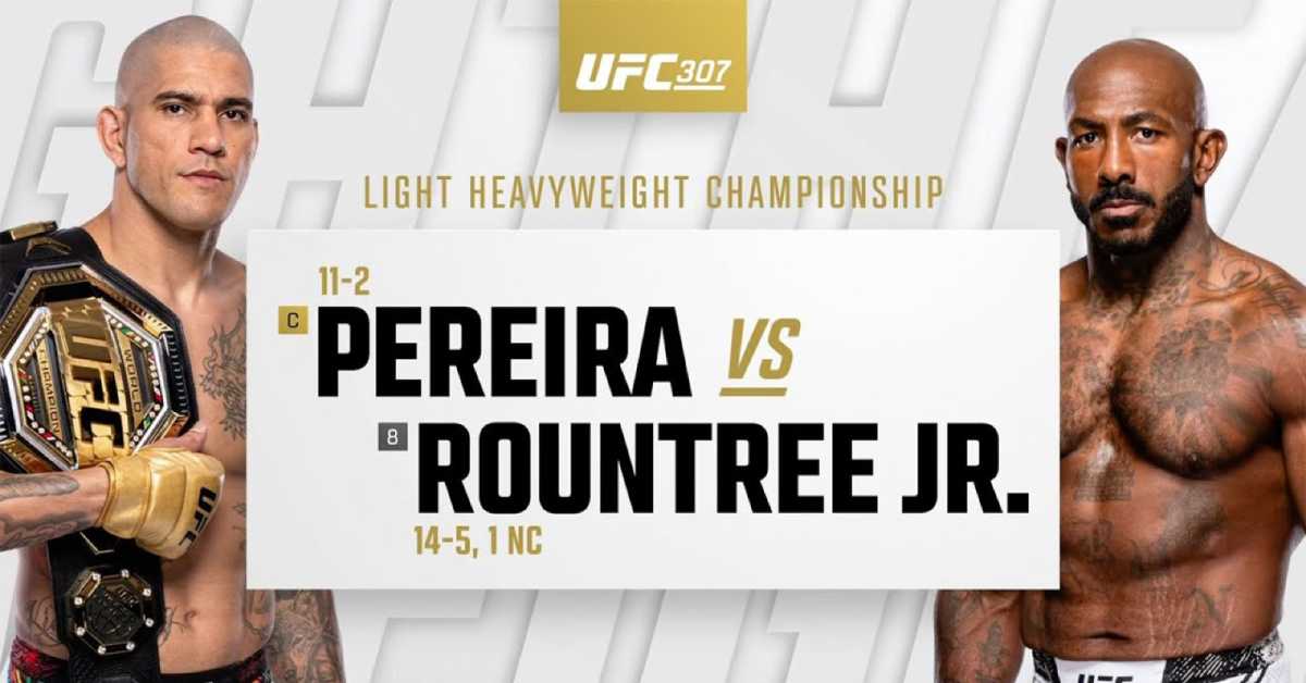 UFC 307 Highlights: Alex Pereira Vs Khalil Rountree Jr. - MMAWeekly.com ...