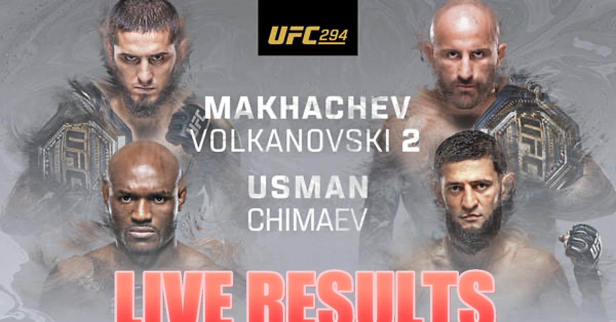 UFC 294 Results: Makhachev Scores Head-Kick KO Over Volkanovski