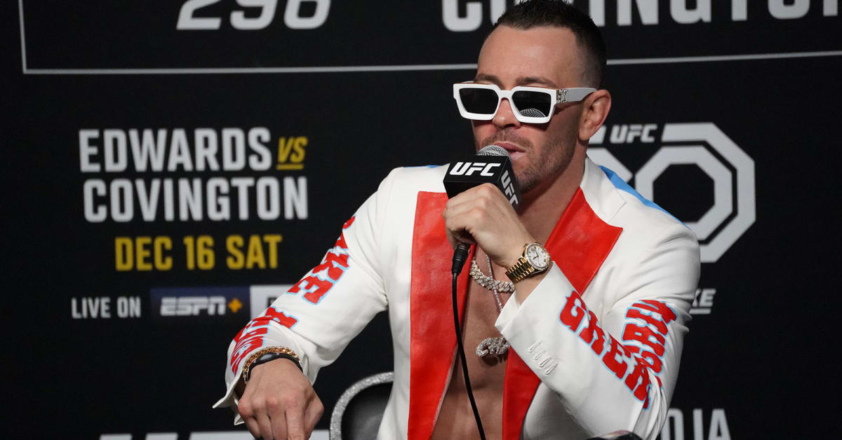 Colby Covington Bashes Leon Edwards And Belal Muhammad | UFC 296 Media ...