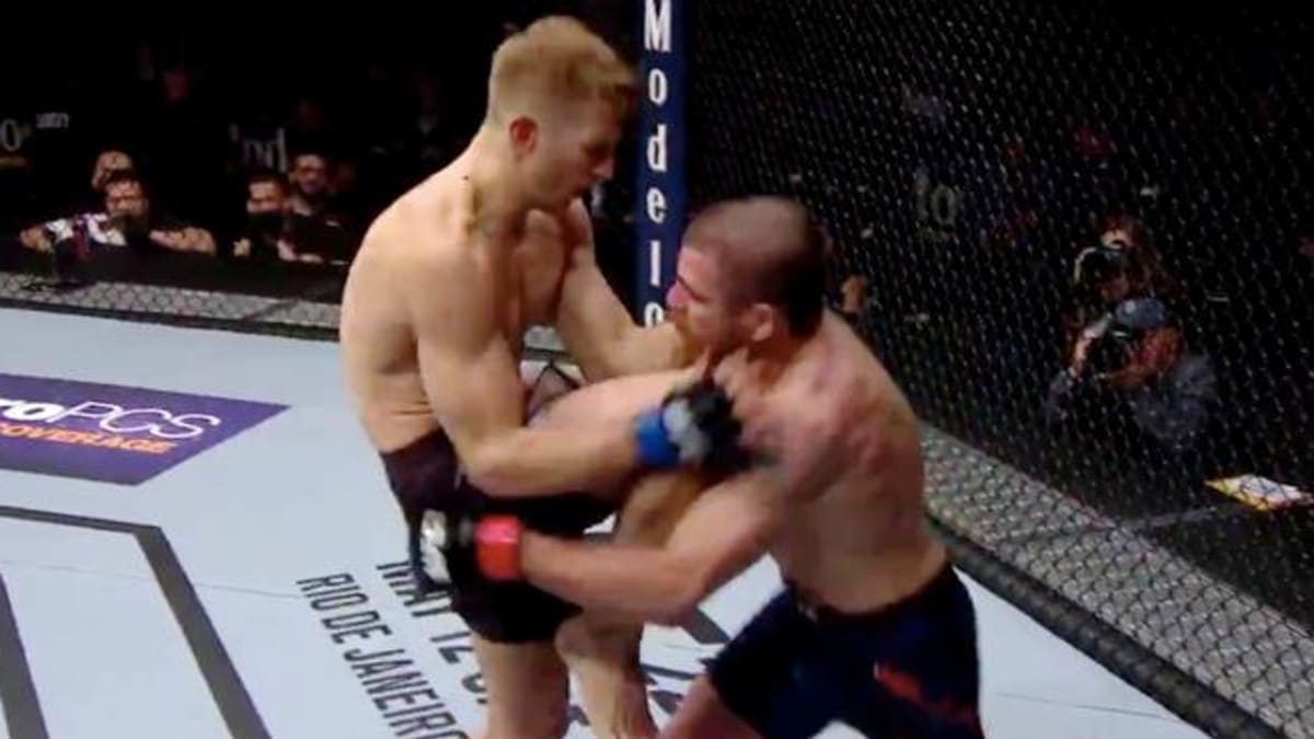 Dan Hooker Lays Out Jim Miller (UFC Atlantic City Fight Highlights) -  MMAWeekly.com | UFC and MMA News, Results, Rumors, and Videos