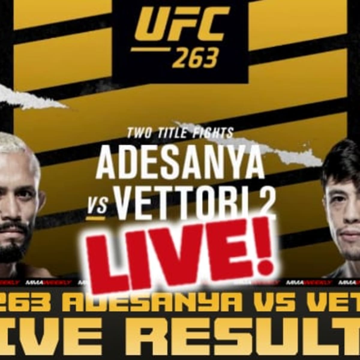 UFC 263 live results: Israel Adesanya vs. Marvin Vettori