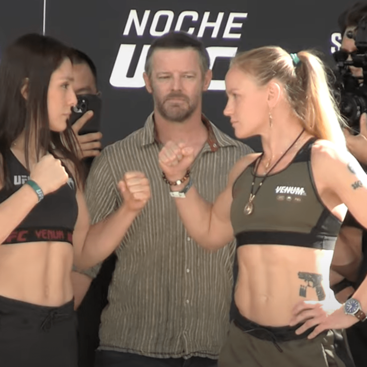 Noche UFC Ceremonial Weigh-Ins: Alexa Grasso vs. Valentina Shevchenko VIDEO  - MMAWeekly.com | UFC and MMA News, Results, Rumors, and Videos