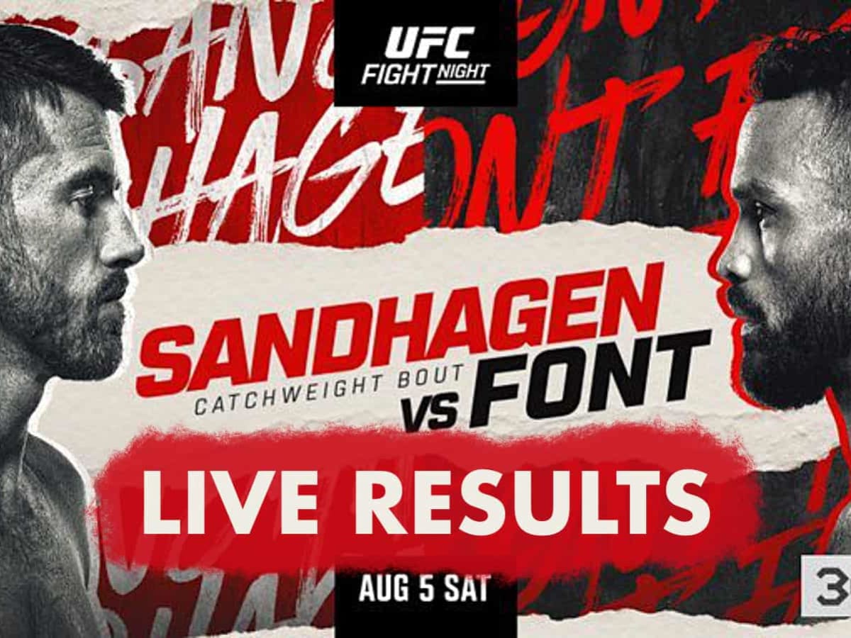 UFC Nashville Live Results Sandhagen vs