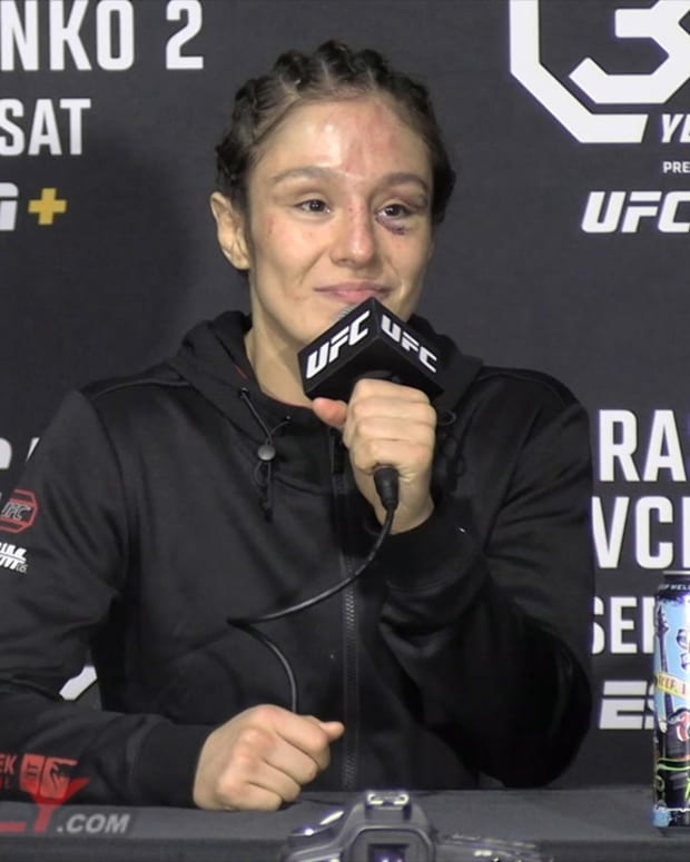 Noche UFC Official Weigh Ins: Alexa Grasso Vs Valentina Shevchenko ...