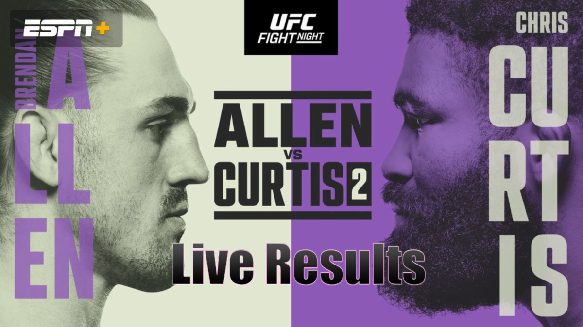 UFC Vegas 90 Live Results: Allen vs. Curtis 2 thumbnail