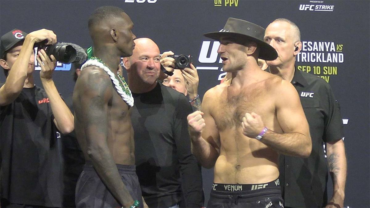 UFC 293 Ceremonial Weigh-Ins: Israel Adesanya vs Sean Strickland Video thumbnail