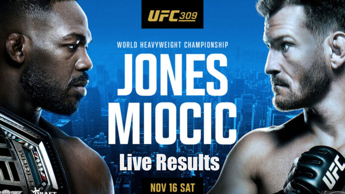 UFC 309: Jones Vs. Miocic Live Results And Analytics - BVM Sports