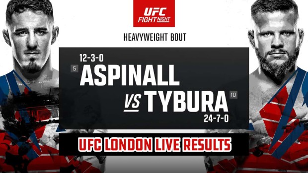 UFC London Live Results: Aspinall Vs. Tybura - BVM Sports